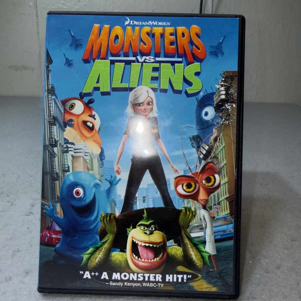 Monsters vs Aliens DVD 2009 DreamWorks Animation Widescreen Family Movie‎ PG